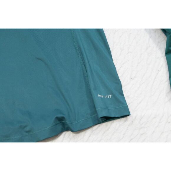 Nike Pro Running Half Zip Dri Fit Fitted Athletic Jacket Womens Sz Large - Picture 9 of 9